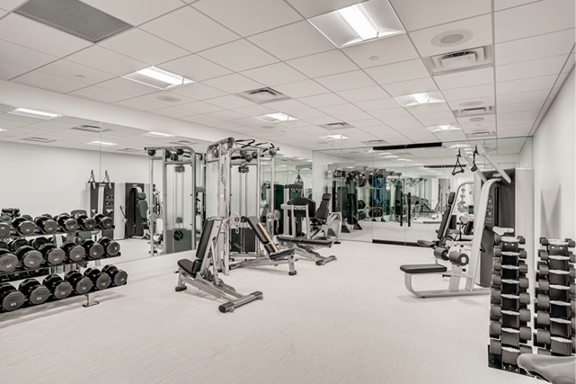 interior fitness center
